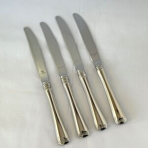SET OF 4 Gorham MONET 9" Glossy Hollow Handle Dinner Knives Stainless Flatwared